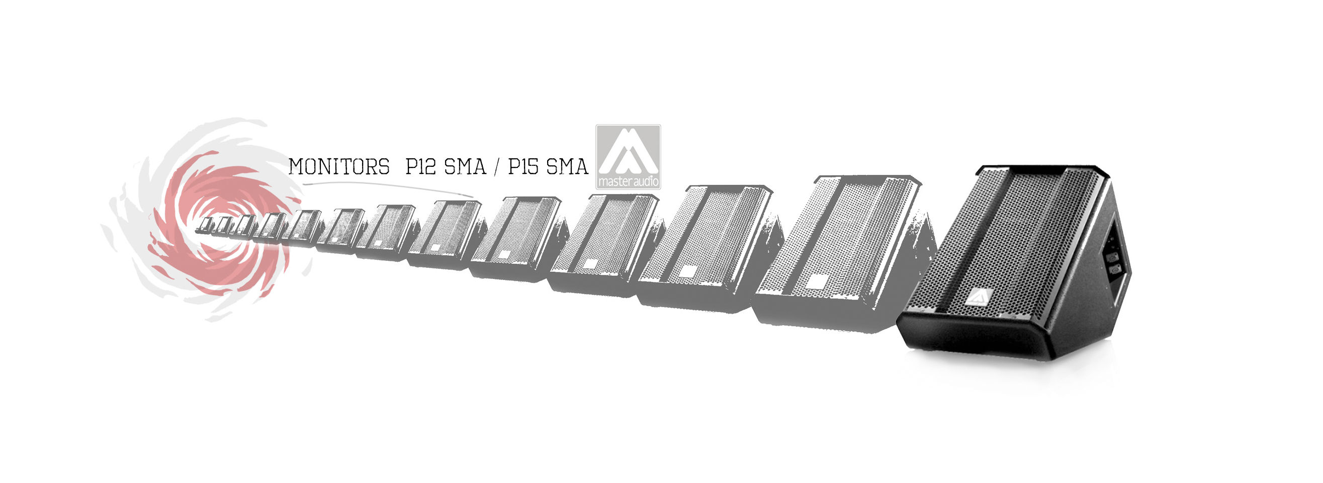 MASTER AUDIO AMATE AUDIO SMA12 P12 SMA15 12" 15"